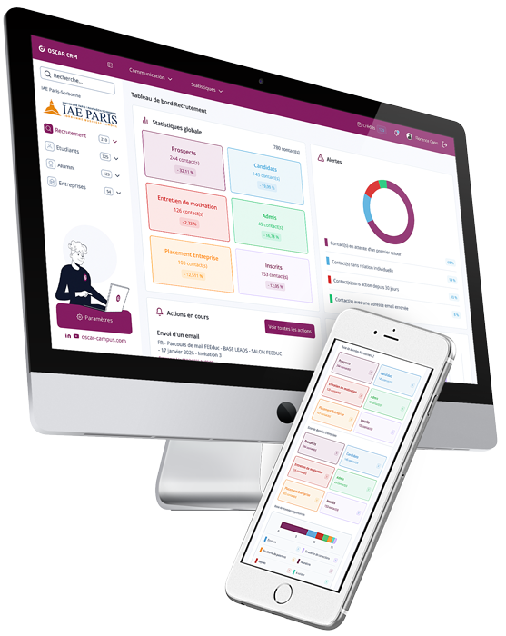 µGérer ses candidatures dans OSCAR CRM