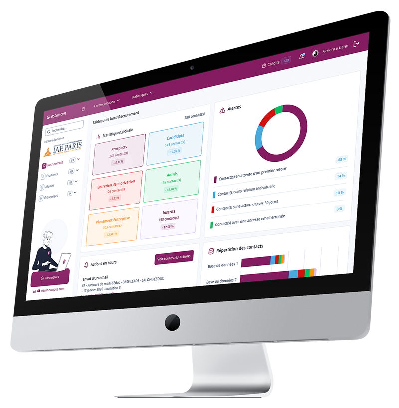 Statistiques OSCAR CRM Suite Enseignement supérieur